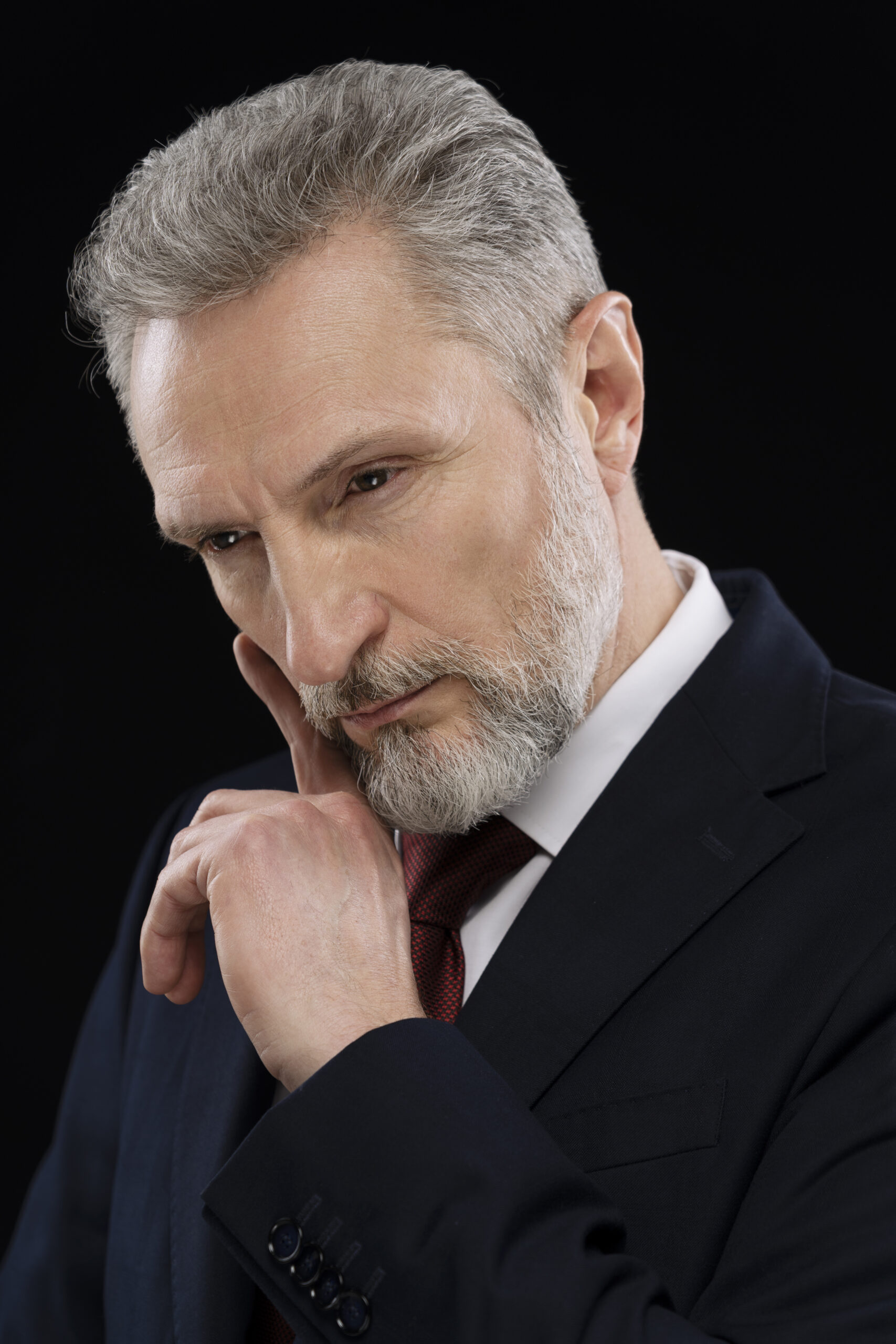 close up old person portrait